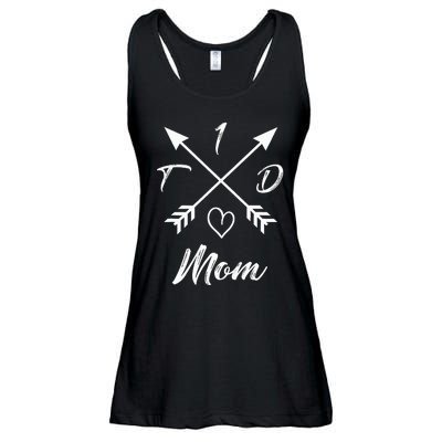 Type 1 Diabetic Mom T1D Diabetes Awareness Gifts  Ladies Essential Flowy Tank