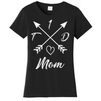 Type 1 Diabetic Mom T1D Diabetes Awareness Gifts  Women's T-Shirt