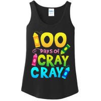 Teacher 100 Days Cray Cray Of School Gifts Ladies Essential Tank