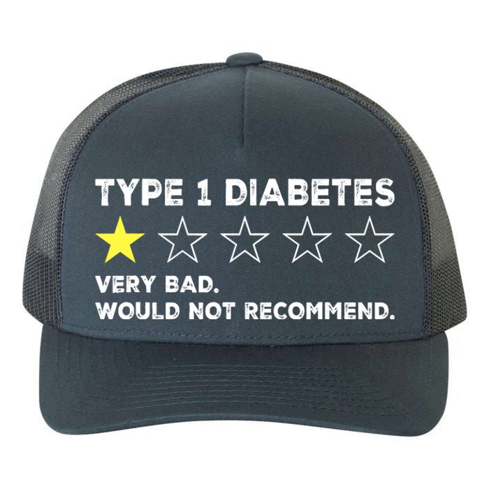 Type 1 Diabetes Funny Get Well Soon Gag Recovery Yupoong Adult 5-Panel Trucker Hat