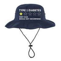 Type 1 Diabetes Funny Get Well Soon Gag Recovery Legacy Cool Fit Booney Bucket Hat