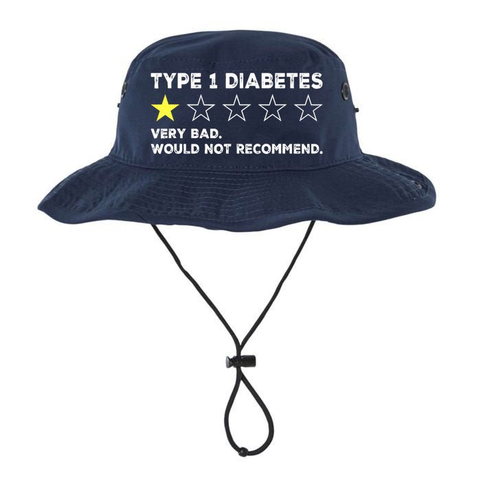 Type 1 Diabetes Funny Get Well Soon Gag Recovery Legacy Cool Fit Booney Bucket Hat