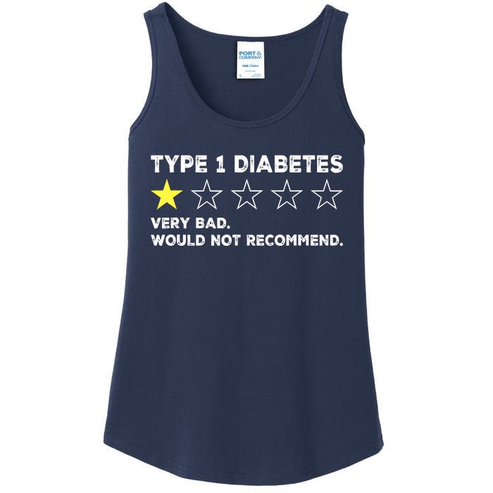 Type 1 Diabetes Funny Get Well Soon Gag Recovery Ladies Essential Tank