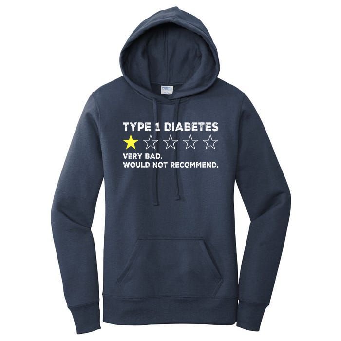 Type 1 Diabetes Funny Get Well Soon Gag Recovery Women's Pullover Hoodie