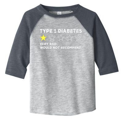 Type 1 Diabetes Funny Get Well Soon Gag Recovery Toddler Fine Jersey T-Shirt