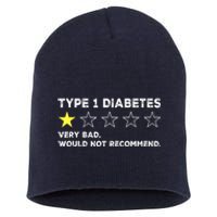 Type 1 Diabetes Funny Get Well Soon Gag Recovery Short Acrylic Beanie