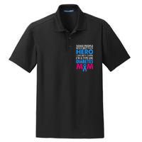 Type 1 Diabetes Mom Mother T1d Diabetic Awareness Gift Dry Zone Grid Polo