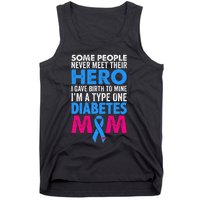 Type 1 Diabetes Mom Mother T1d Diabetic Awareness Gift Tank Top