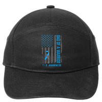 Type 1 Diabetes Awareness T1d Dad Of Warrior Type 1 Diabetic 7-Panel Snapback Hat