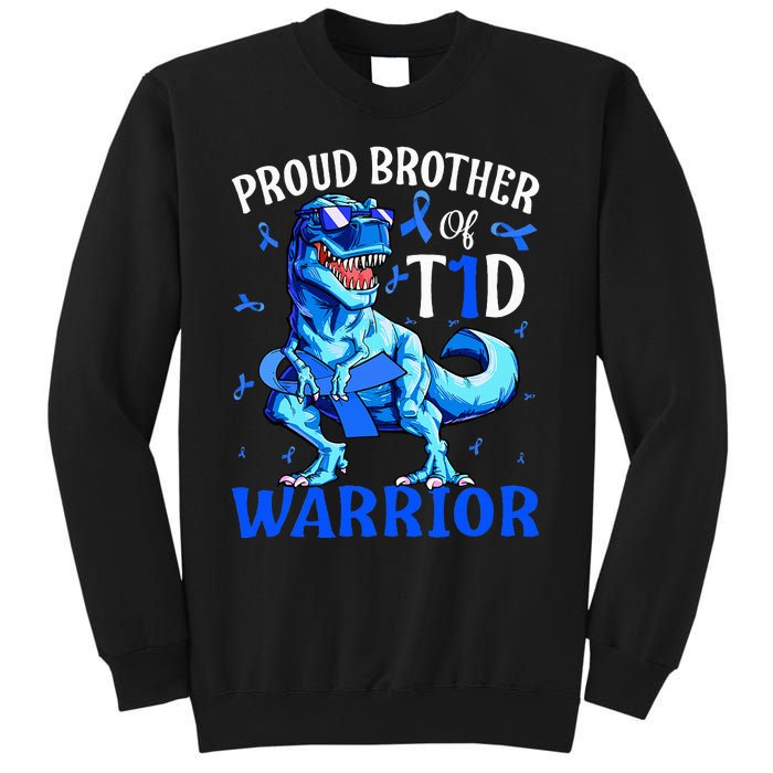 Type 1 Diabetes  Proud Brother Of A T1D Warrior Sweatshirt