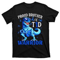 Type 1 Diabetes  Proud Brother Of A T1D Warrior T-Shirt