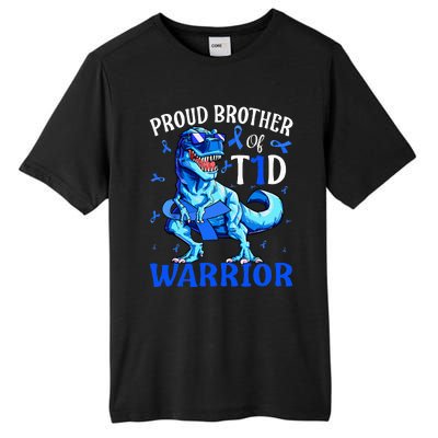 Type 1 Diabetes  Proud Brother Of A T1D Warrior Tall Fusion ChromaSoft Performance T-Shirt