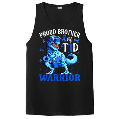 Type 1 Diabetes  Proud Brother Of A T1D Warrior PosiCharge Competitor Tank