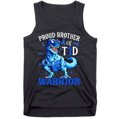 Type 1 Diabetes  Proud Brother Of A T1D Warrior Tank Top