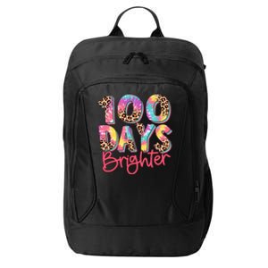 Teacher 100 Days Brighter City Backpack