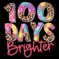 Teacher 100 Days Brighter 7-Panel Snapback Hat