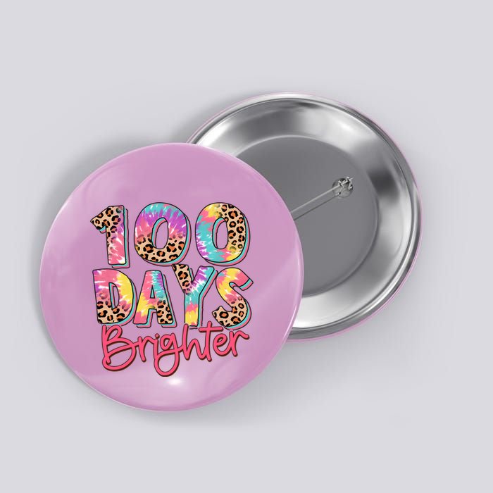 Teacher 100 Days Brighter Button