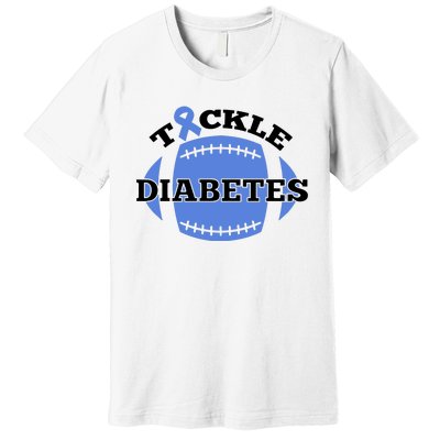 Type 1 Diabetes Tackle Diabetes Awareness Premium T-Shirt