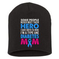 Type 1 Diabetes Mom Mother T1D Diabetic Awareness  Gift Short Acrylic Beanie