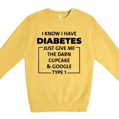 Type 1 Diabetes Premium Crewneck Sweatshirt