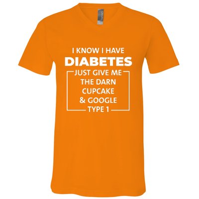 Type 1 Diabetes V-Neck T-Shirt