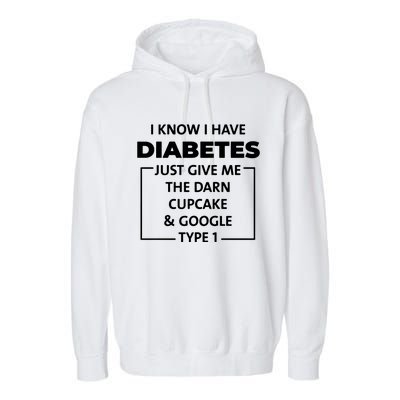 Type 1 Diabetes Garment-Dyed Fleece Hoodie