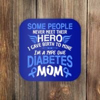 Type 1 Diabetes Mom Mother T1d Diabetic Awareness Great Gift Coaster