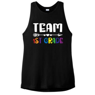 Team 1St Grade 1St Grade Gift Ladies PosiCharge Tri-Blend Wicking Tank