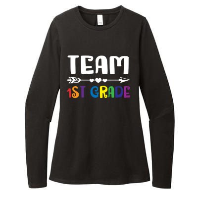 Team 1St Grade 1St Grade Gift Womens CVC Long Sleeve Shirt