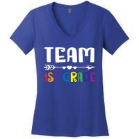 Team 1St Grade 1St Grade Gift Women's V-Neck T-Shirt