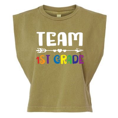 Team 1St Grade 1St Grade Gift Garment-Dyed Women's Muscle Tee