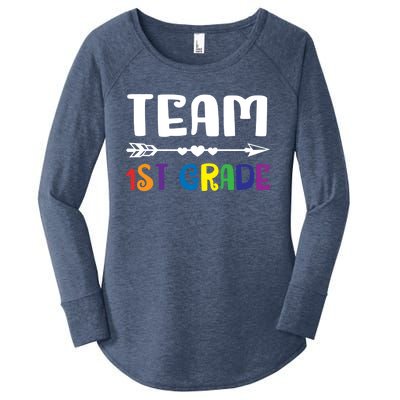 Team 1St Grade 1St Grade Gift Women's Perfect Tri Tunic Long Sleeve Shirt