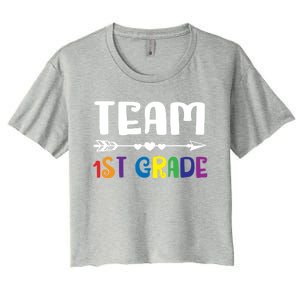 Team 1St Grade 1St Grade Gift Women's Crop Top Tee