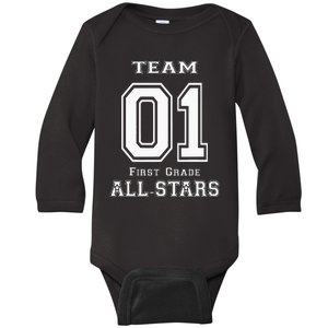 Team 1st Grade Allstars Sport Jersey Baby Long Sleeve Bodysuit