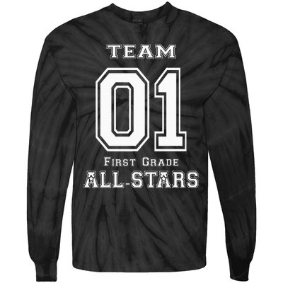 Team 1st Grade Allstars Sport Jersey Tie-Dye Long Sleeve Shirt