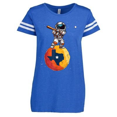 Texas 1965 Houston City Space Dabbing Astronaut Enza Ladies Jersey Football T-Shirt