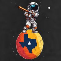Texas 1965 Houston City Space Dabbing Astronaut 7 Panel Mesh Trucker Snapback Hat