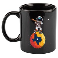 Texas 1965 Houston City Space Dabbing Astronaut 11oz C Handle Ceramic Mug