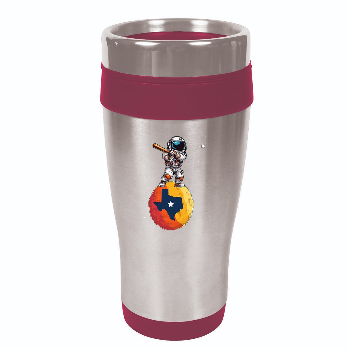Texas 1965 Houston City Space Dabbing Astronaut 16oz Travel Tumbler