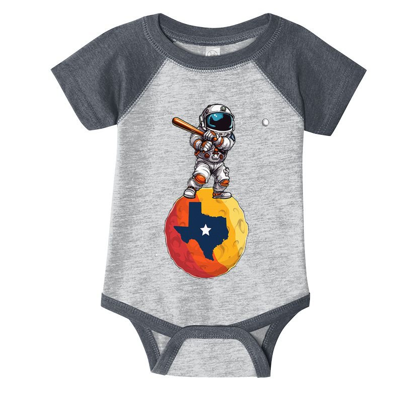 Texas 1965 Houston City Space Dabbing Astronaut Infant Baby Jersey Bodysuit