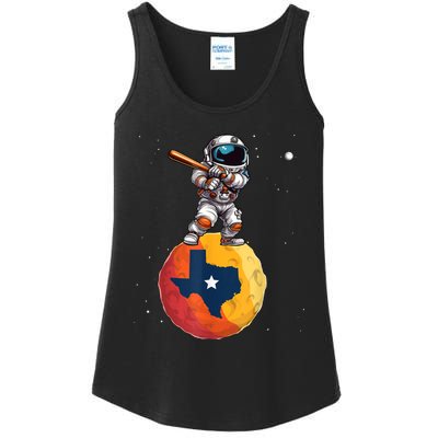 Texas 1965 Houston City Space Dabbing Astronaut Ladies Essential Tank