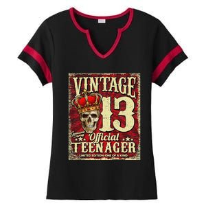 Teenager 13th Limited Edition 2009 13th Birthday Ladies Halftime Notch Neck Tee