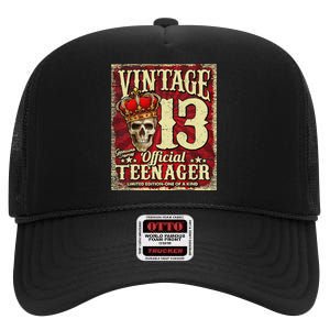 Teenager 13th Limited Edition 2009 13th Birthday High Crown Mesh Back Trucker Hat