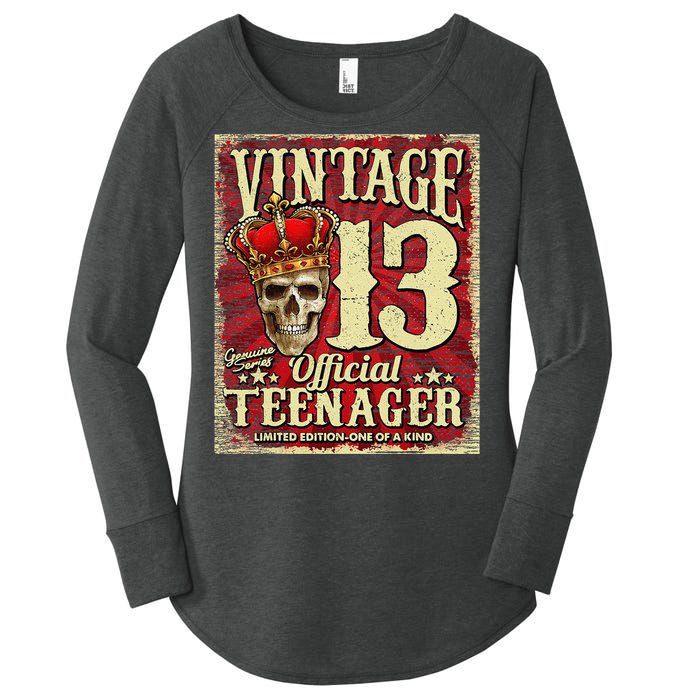 Teenager 13th Limited Edition 2009 13th Birthday Women's Perfect Tri Tunic Long Sleeve Shirt