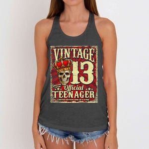 Teenager 13th Limited Edition 2009 13th Birthday Women's Knotted Racerback Tank