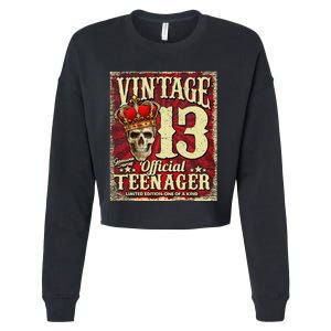 Teenager 13th Limited Edition 2009 13th Birthday Cropped Pullover Crew