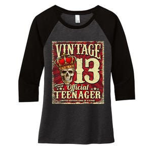 Teenager 13th Limited Edition 2009 13th Birthday Women's Tri-Blend 3/4-Sleeve Raglan Shirt