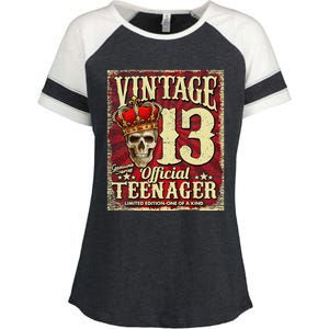 Teenager 13th Limited Edition 2009 13th Birthday Enza Ladies Jersey Colorblock Tee