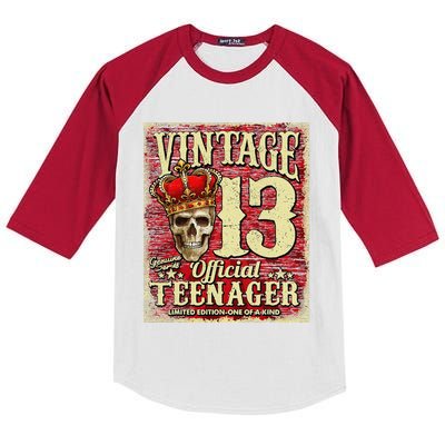 Teenager 13th Limited Edition 2009 13th Birthday Kids Colorblock Raglan Jersey