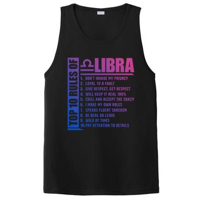 Top 10 Rules Of Libra Zodiac Sign Funny Meaningful Gift PosiCharge Competitor Tank